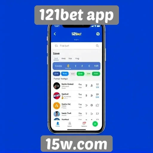 Análise da interface do 121bet app