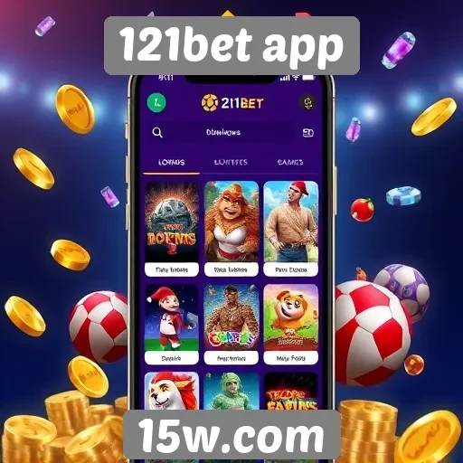 121bet app oferece ampla variedade de jogos online
